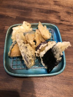Tempura  at Menkui Kinya in Kyoto