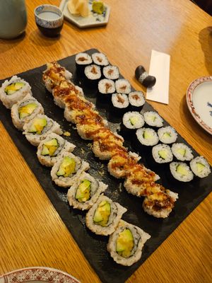 Vegan sushi at Sushi-Dining Nob in Takayama