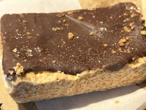 Caramel shortbread   at Page's Bakery in Tow Law