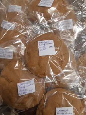 Biscoff cookies  at Page's Bakery in Tow Law