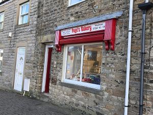 Exterior at Page's Bakery in Tow Law