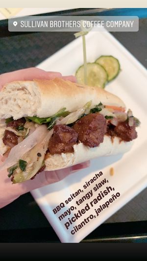 Bbq seitan sandwich  at Sullivan Brothers Coffee Company in Uniontown