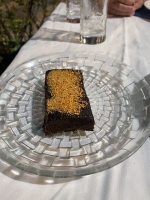 Carob cake   at Amaltheia in Katerini