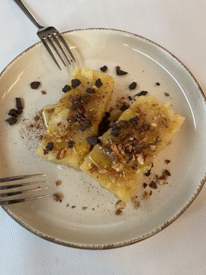 „Holy“ dessert   at Amaltheia in Katerini