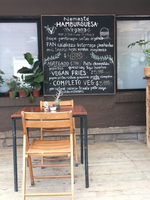 Menu at Vegan Namaste in La Serena