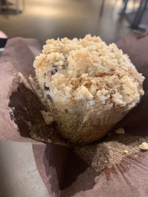 Blueberry muffin   at First Avenue Coffee in Spokane