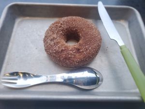 Vanilla base with cinnamon sugar at First Avenue Coffee in Spokane