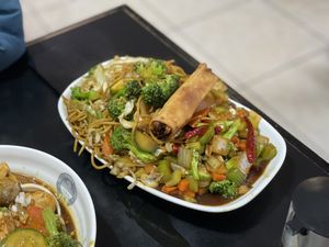 Veggie set meal  at Chino 168 in Cabo San Lucas