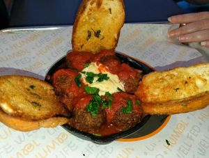 Vegan Italian Meatball Appetizer at HUMBL in Orlando