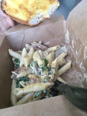 Alfredo pasta at HUMBL in Orlando