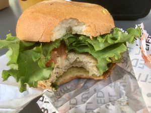 Chicken sandwich at HUMBL in Orlando