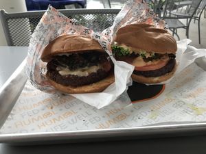 Truffle and Humbl burger at HUMBL in Orlando