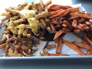 Cheese And Sweet Potato Fries at HUMBL in Orlando