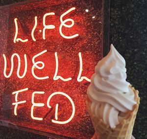 Vanilla Soft Serve in Waffle Cone at HUMBL in Orlando