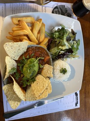 Vegan Chili sin carne  at The Guinness Tavern in Salou