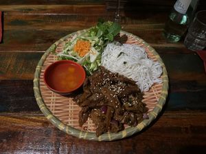 Grilled seitan dish - awesome !  at Ong Tao in Frankfurt