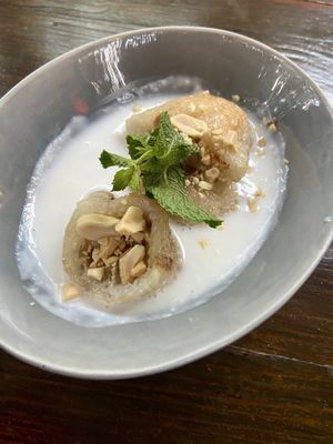Banana dumplings (dessert)  at Ong Tao in Frankfurt