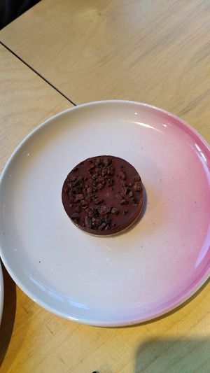 Chocolate coconut tarte at Sticky Fingers in Amsterdam