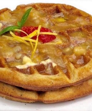 Stop by Big Mikes and enjoy a made to order vegan and gluten free breakfast treat.  Vegan waffles.  at Big Mike's in Fort Lauderdale