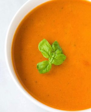 Homemade organic Vegan and Gluten Free Tomato Bisque Soups  from our Grab and Go section.  at Big Mike's in Fort Lauderdale