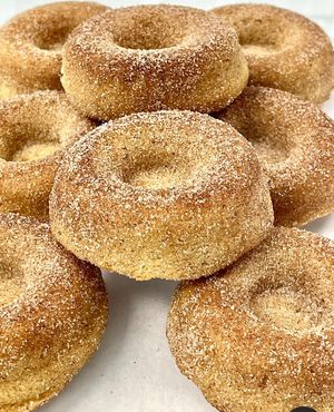 Cinnamon Sugar vegan  and gluten free donuts are a daily treat at Big Mike’s. Stop by and see us.  at Big Mike's in Fort Lauderdale