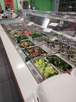 Salad bar.  at Salad Shop in West Palm Beach