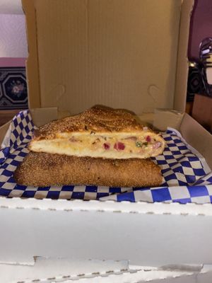 Vegan twisty pocket  at Pizza Twist in Kent