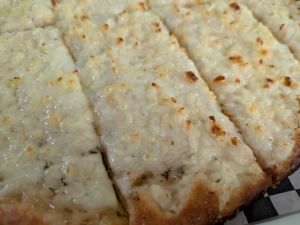 Vegan cheese sticks at Pizza Twist in Kent