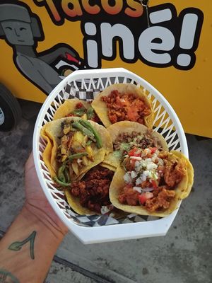 Just delicious! Best vegan tacos ever and pet friendly 🌈🐾🐄🌎 at Tacos Ne in Merida