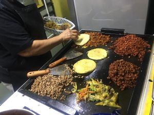 Yummy 😋 real Mexican vegan tacos at Tacos Ne in Merida