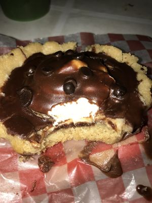 Chocolate cream tart ♥️🍰 at Tacos Ne in Merida