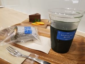 Veg.Wrap  at Spirulina Blue Ueno in Tokyo