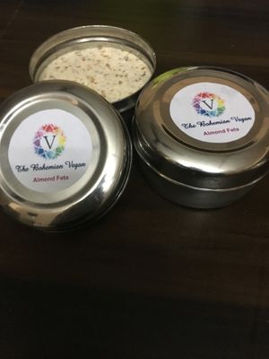 Delicious almond feta! at Solful Kitchen in Mirissa