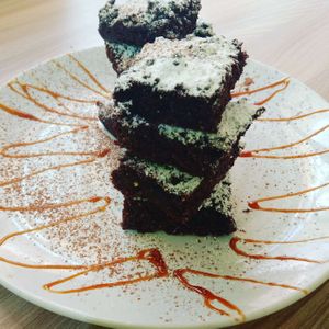 Brownies at Solful Kitchen in Mirissa