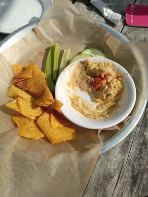 This is the hummus, we had already started eating when I remembered to get a pic 🤣 at Eclipse Company Store in The Plains