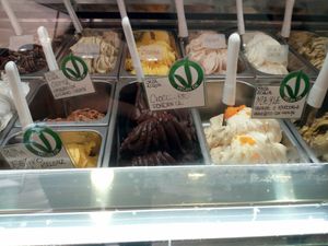 Some vegan flavours at Ambaradan in Casalecchio Di Reno