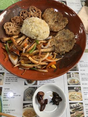 Mug beans rice  at Mananim Recipe in Seoul