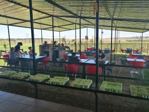 The restaurant at Ashers Farm Sanctuary in Pretoria