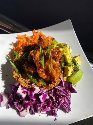 Quinoa Bowl at Dream Sports Bar & Lounge in Dakar