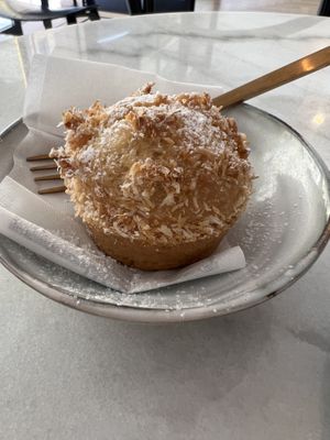 Tortino al cocco  at Red Velvet in Padua