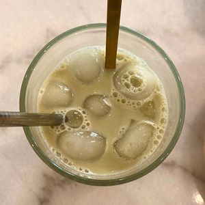 Iced Matcha with Soy Milk at Red Velvet in Padua