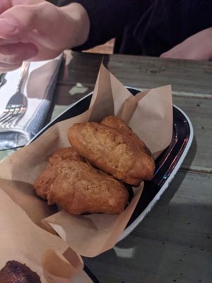 Dumplings at Turtle Bay in Cardiff
