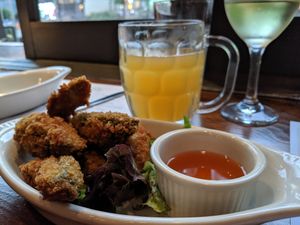 Avocado fries at Lyn-Genet's Kitchen in New York City