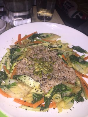 Rice and Vegetables  at Lyn-Genet's Kitchen in New York City
