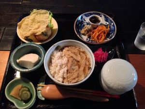 Lunch set  at Hale in Kyoto
