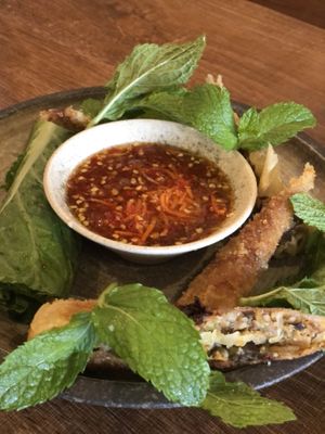 Spring rolls at Do Chay - Knight District in Vancouver