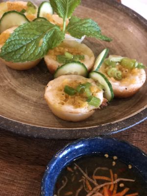 Coconut rice cakes  at Do Chay - Knight District in Vancouver