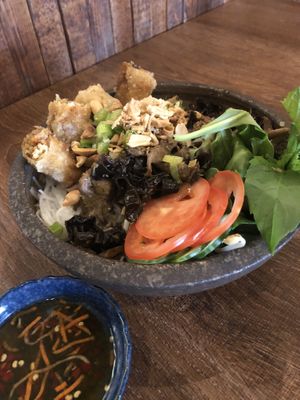 Mushroom vermicelli  at Do Chay - Knight District in Vancouver