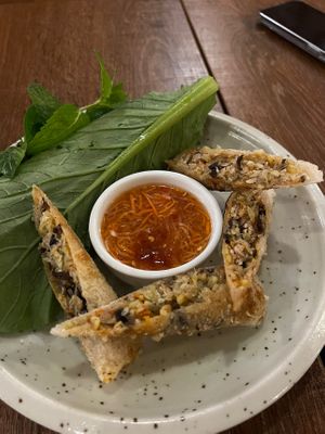 Spring rolls at Do Chay - Knight District in Vancouver