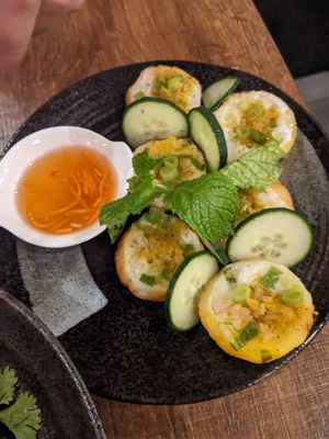 Coconut rice cakes at Do Chay - Knight District in Vancouver